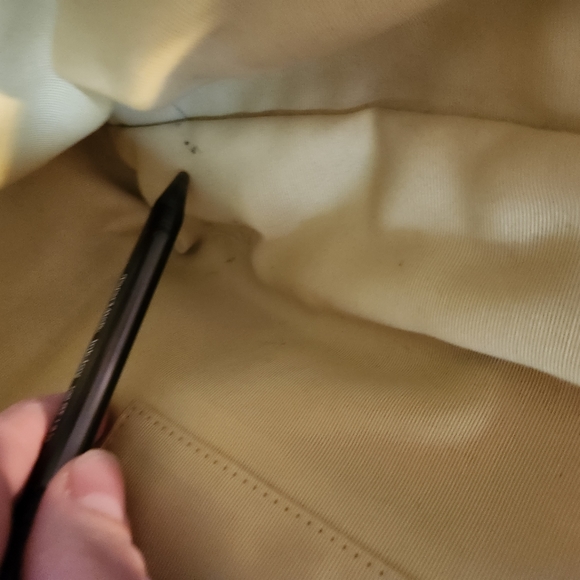 Coach green canvas & white leather zebra tote - Picture 8 of 12